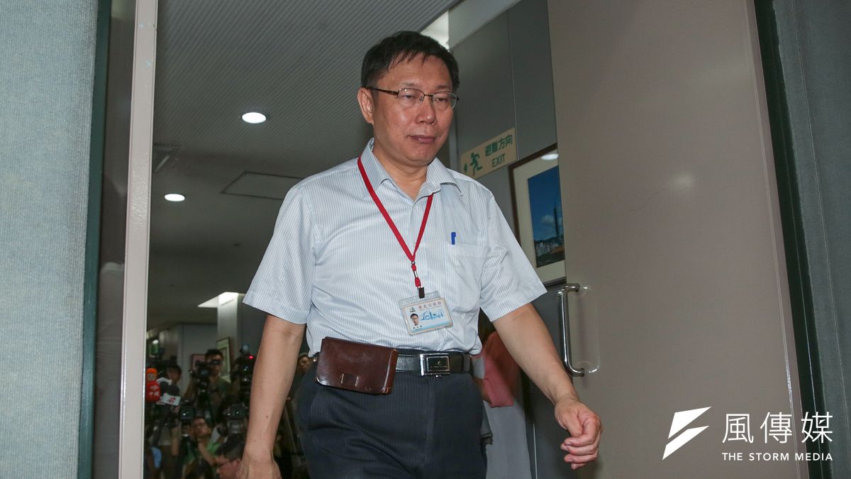 台北市長柯文哲8日表示,台北市的防洪,以每小時降雨78mm為應付範圍,超過此標準就沒有辦法應付。(資料照片,余志偉攝) 台北市長柯文哲8日表示,台北市的防洪,以每小時降雨78mm為應付範圍,超過此標準就沒有辦法應付。(資料照片,余志偉攝)