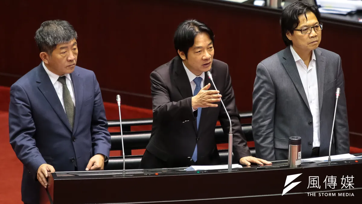 行政院長賴清德5日於立院備詢表示,第三天然氣接收站有其必要性,若順利興建後,能滿足電力供應需求,行政院可以同意經濟部重新評估深澳電廠停止興建的可行性。(資料照,顏麟宇攝)