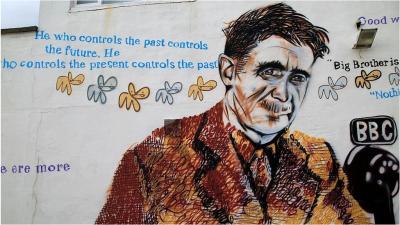 英國的喬治·奧威爾壁畫