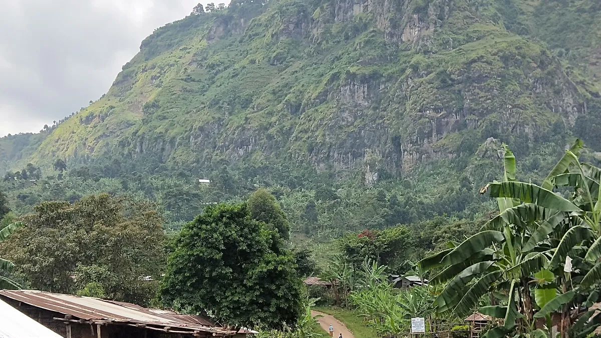 埃爾貢山區有著原始大自然的美景 卻深藏許多赤貧農戶。(胡哲生提供)