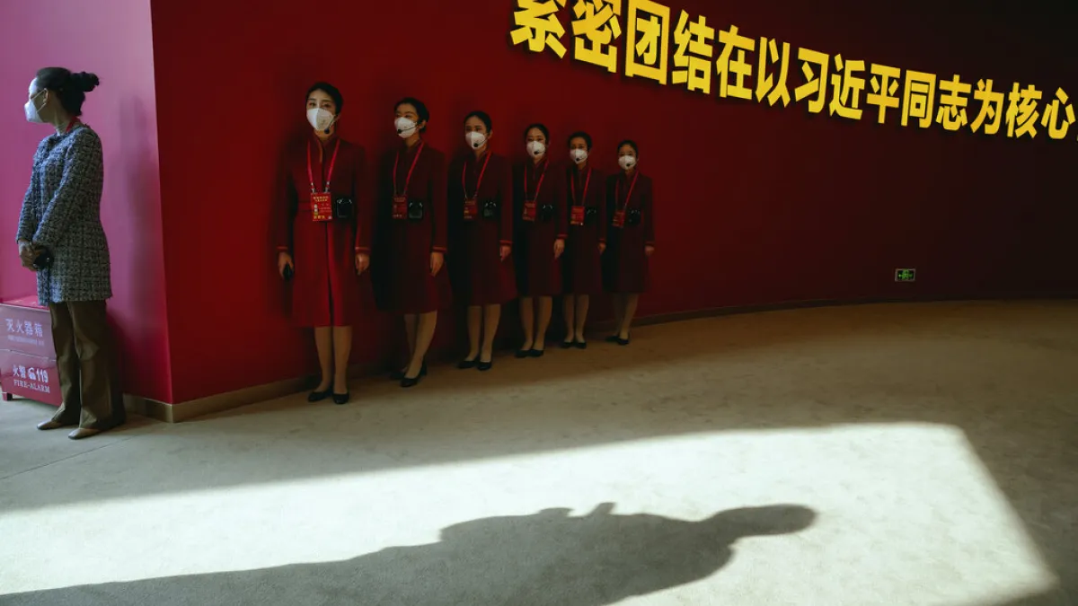 中共十九屆七中全會強調「兩個確立」,其中一個就是確立習近平為全黨核心。(美聯社)