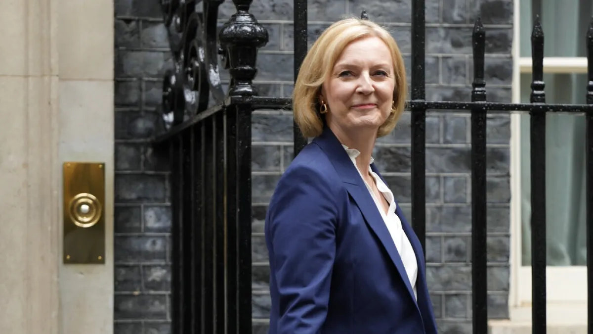 英國首相特拉斯上任後推出能源凍漲政策,會有多大效果?(美聯社)