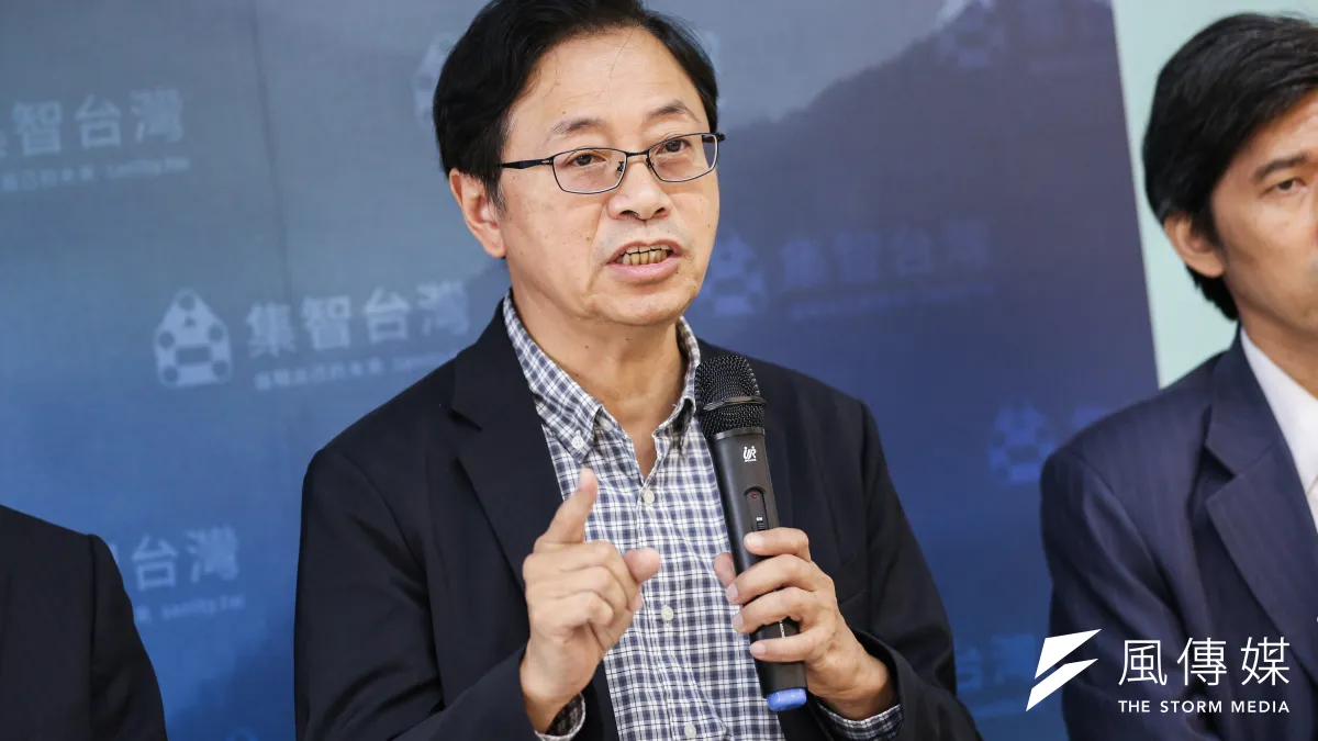 20190921-國民黨總統參選人韓國瑜國政顧問團總召、前行政院長張善政21日召開外交困境與兩岸關係記者會。(簡必丞攝)