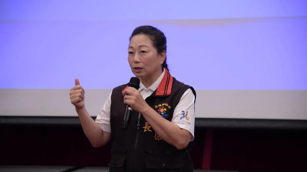 花蓮縣長徐榛蔚反對光電開發衝擊花蓮觀光生態,對許多光電開發案都沒有放行。(資料照,花蓮縣政府提供)
