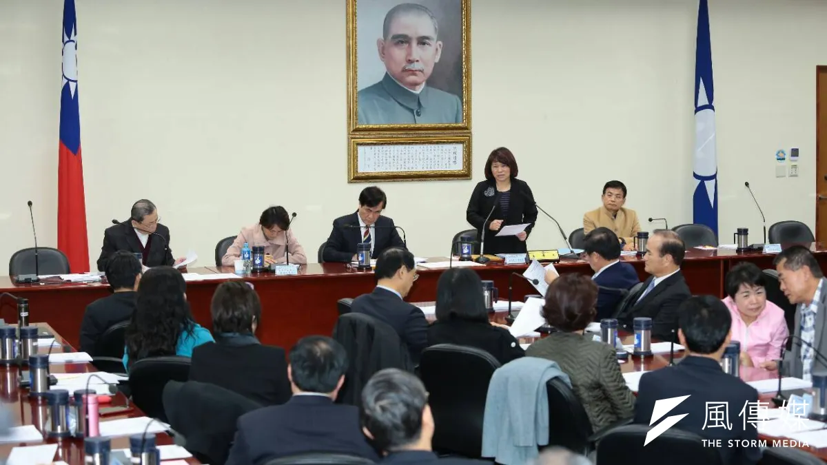 國民黨中常會20日決議黨主席補選延到3月舉行。(顏麟宇攝)