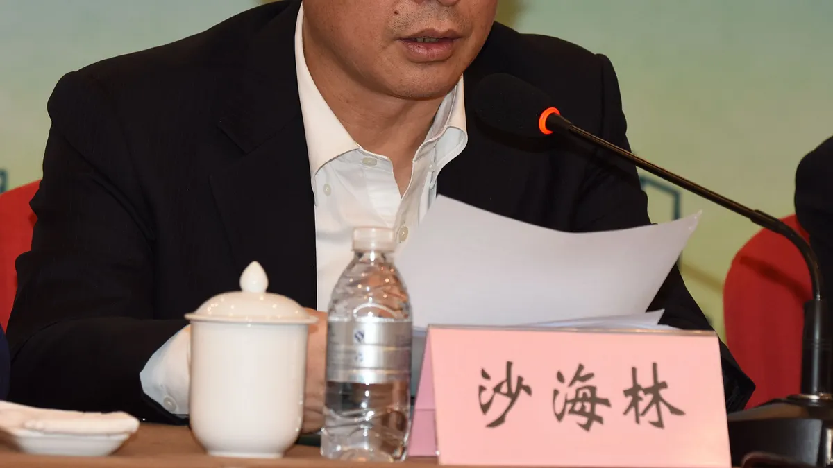 上海市常委兼市委統戰部部長沙海林來台,台北市長柯文哲今受訪表示,這已是520新政府上任後來台層級最高的官員。(取自網路) 上海市常委兼市委統戰部部長沙海林來台,台北市長柯文哲今受訪表示,這已是520新政府上任後來台層級最高的官員。(取自網路)