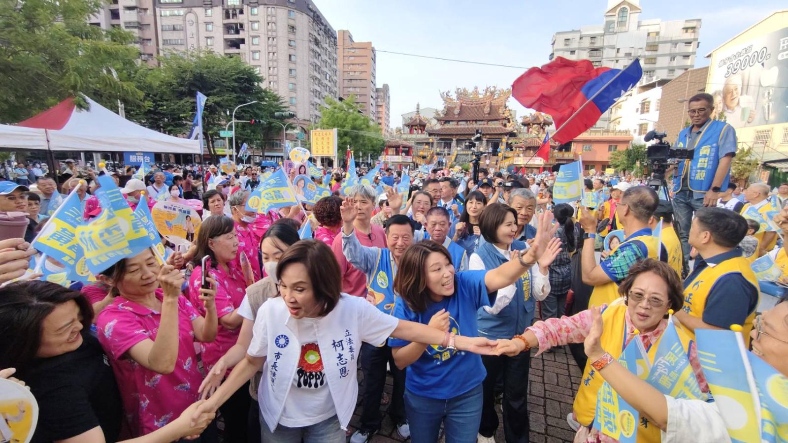 黃香菽競總成立藍營大咖齊聚!柯志恩讚「俠女精神」端6大政見力拚三民區連任