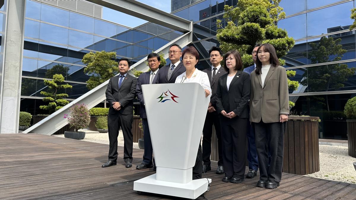 盧秀燕6/6率團訪歐 「三大主軸」深化民主夥伴情誼