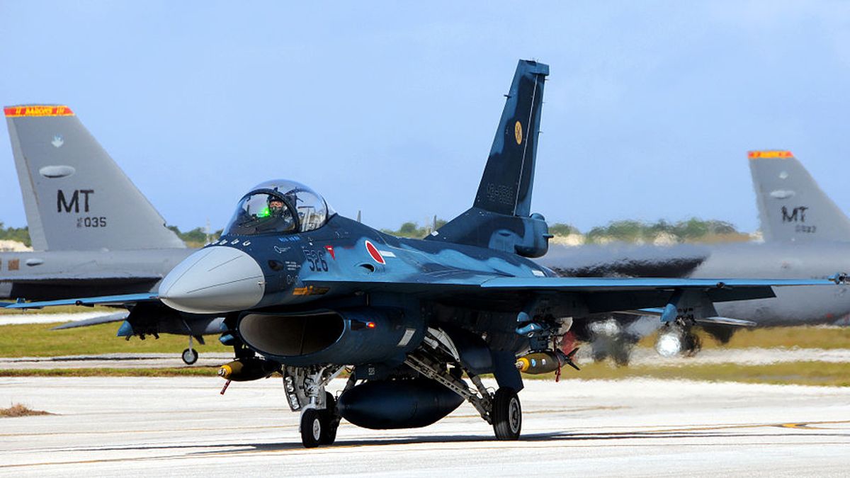 日本航空自衛隊現役的F-2戰機。(翻攝自美國空軍) 日本航空自衛隊現役的F-2戰機。(翻攝自美國空軍)