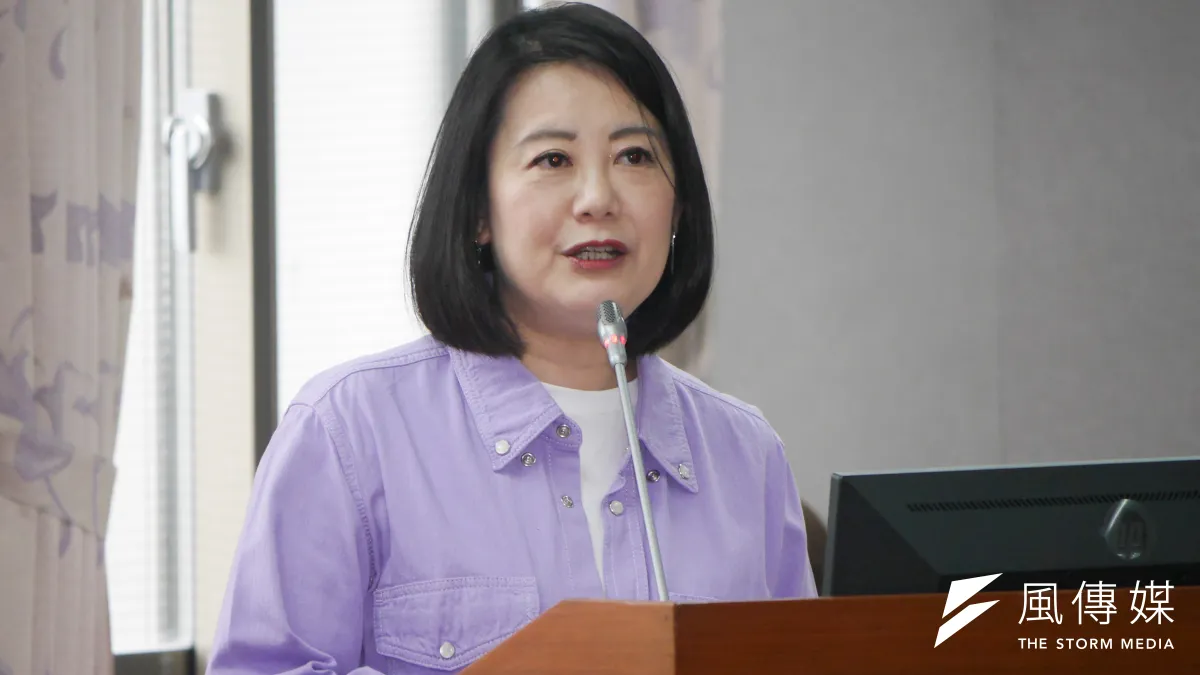 民進黨立院黨團幹事長吳思瑤講話時比國民黨立委更「字正腔圓」,引起注意。(資料照,蔡親傑攝)