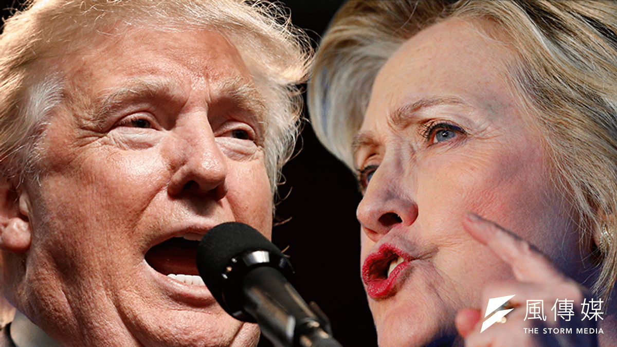 美國共和黨總統候選人川普與民主黨候選人希拉蕊。(照片:美聯社/製圖:風傳媒) 美國共和黨總統候選人川普與民主黨候選人希拉蕊。(照片:美聯社/製圖:風傳媒)