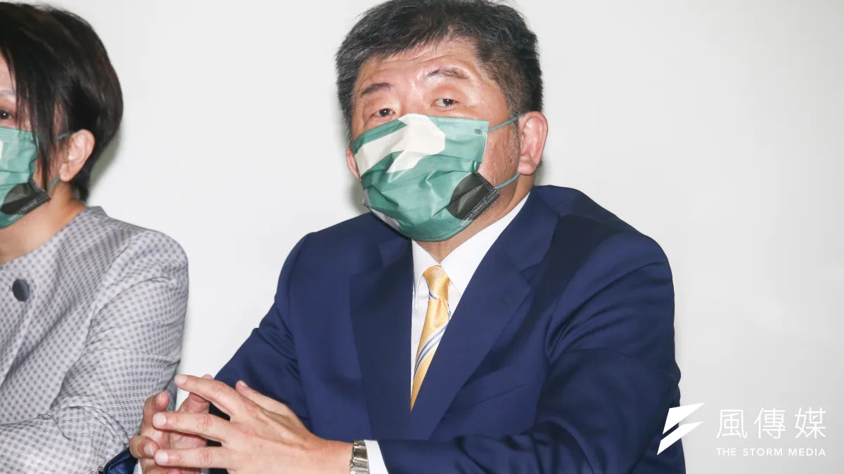 民進黨台北市長參選人陳時中衛福部長任內不依法行政的違誤多不勝數。(蔡親傑攝)