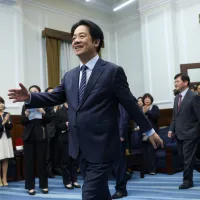 賴清德總統接見日本台灣親善協會衛藤征士郎會長一行。(中央社) 賴清德總統接見日本台灣親善協會衛藤征士郎會長一行。(中央社)