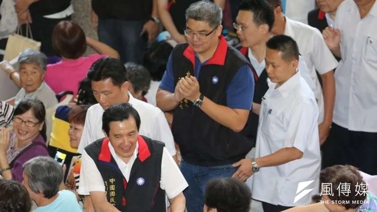 馬連13日再度同台,連勝文選情拉抬無力,立委和市議員們紛紛打出「悲情牌」。(吳逸驊攝)