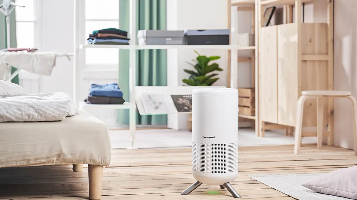 Honeywell推年度話題新品【小氛機】首創「空氣淨化」與「療癒香氛」二合一 滿氛好空氣一機搞定。(圖/業者提供)