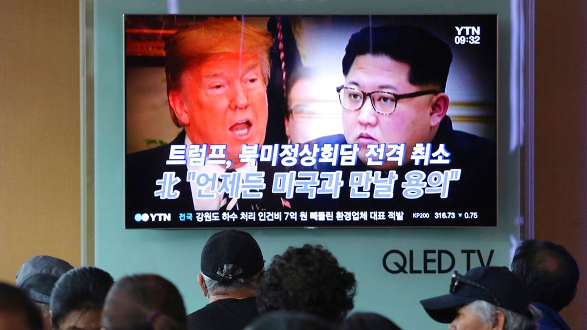 川普與金正恩。(美聯社) 川普與金正恩。(美聯社)