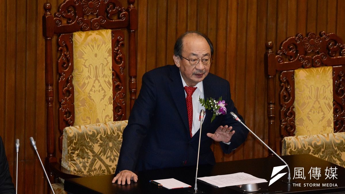 民進黨立院黨團總召柯建銘,主持立法院長選舉。(陳明仁攝) 民進黨立院黨團總召柯建銘,主持立法院長選舉。(陳明仁攝)