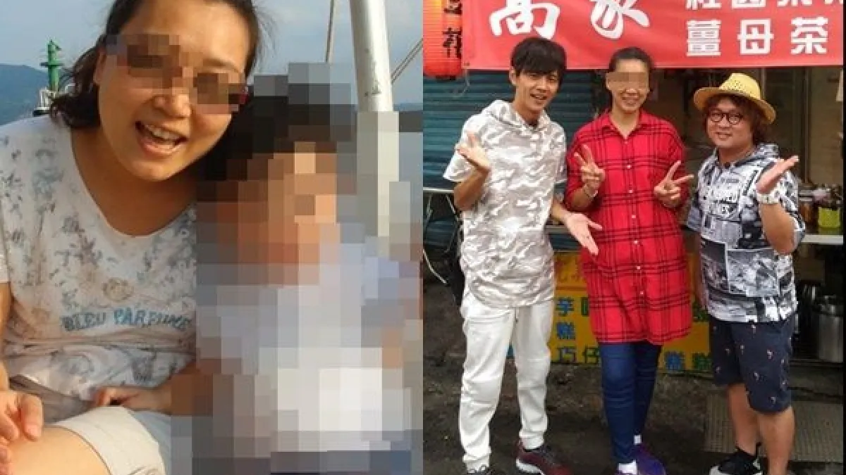 涉嫌虐死男童的劉姓保母姊妹正面照曝光,左為姊姊,右(紅衣)為妹妹。(圖/翻攝自FB)
