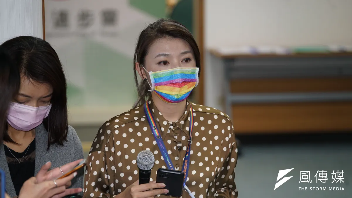 民進黨發言人顏若芳(見圖)被指與同黨立委王定宇同居。(資料照,盧逸峰攝)