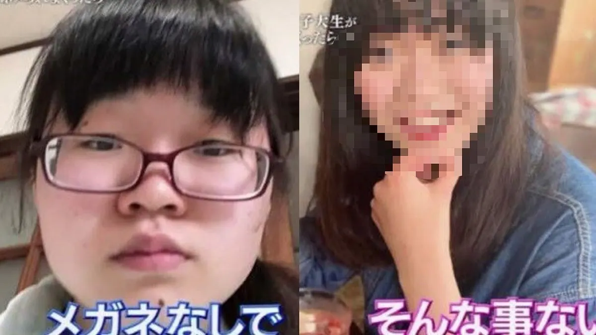 第三位參加者,五十天前後的ˋ轉變。(圖片擷取自Youtube) 第三位參加者,五十天前後的ˋ轉變。(圖片擷取自Youtube)