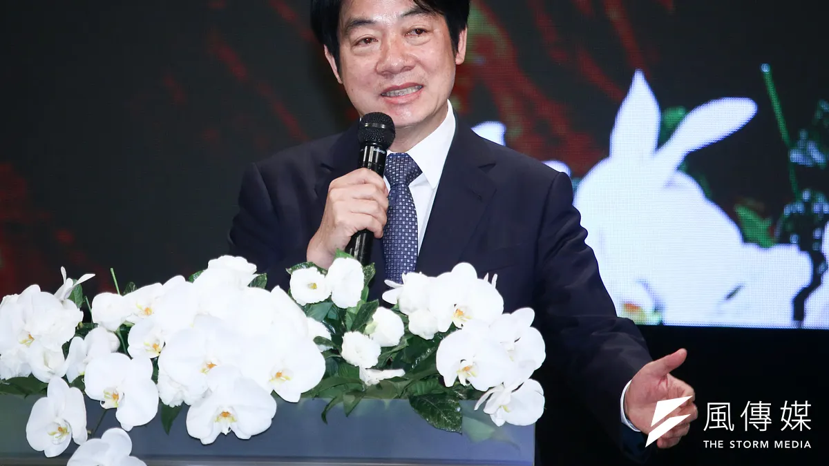 2023年4月23日,副總統賴清德出席「辜寬敏先生追思紀念會」。(資料照,蔡親傑攝)