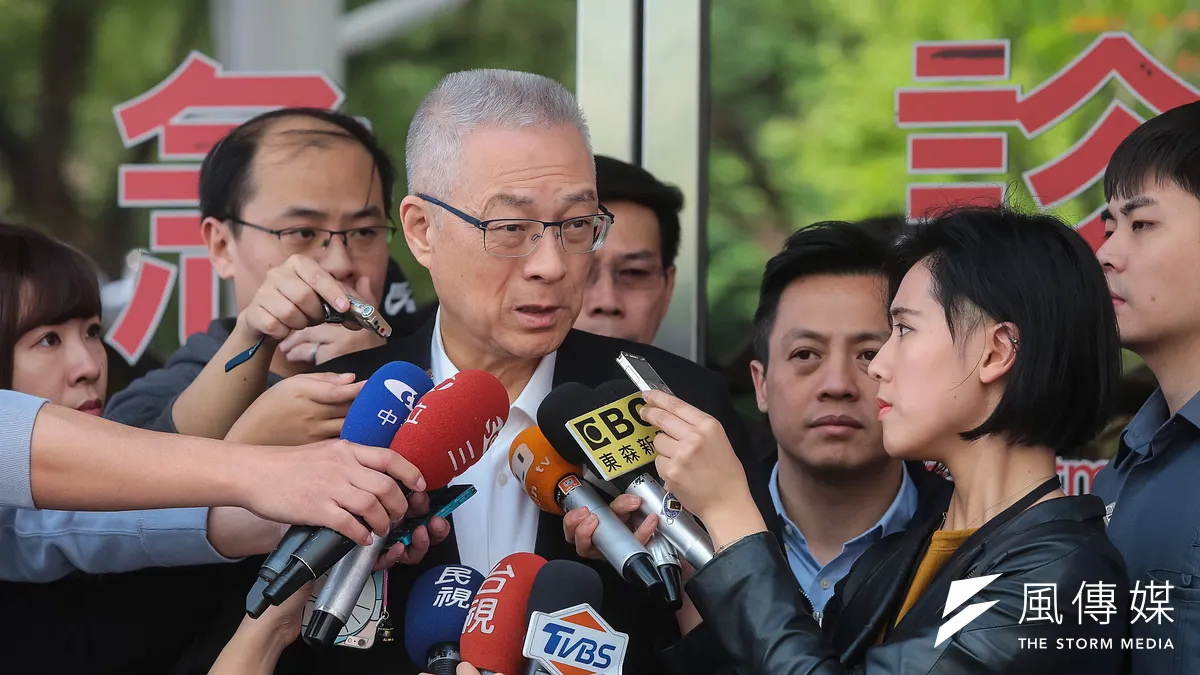 國民黨主席吳敦義。(資料照片,顏麟宇攝)