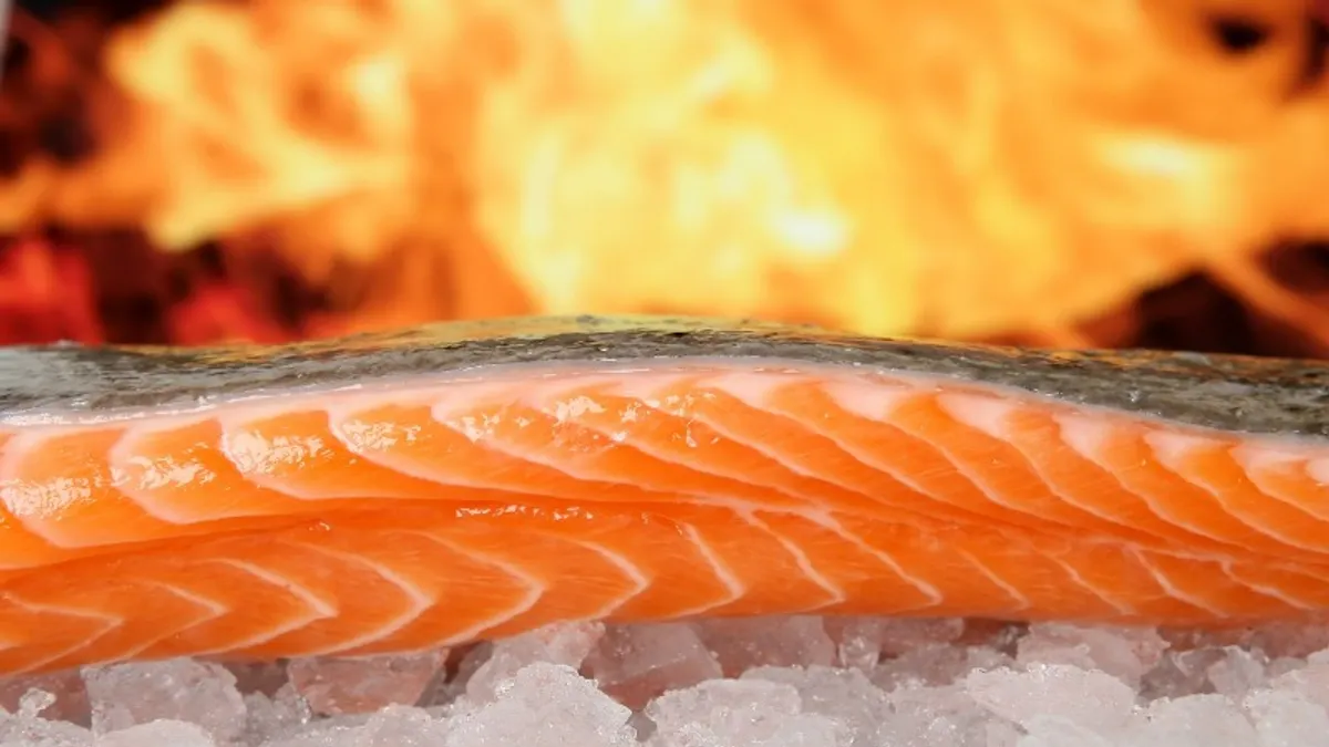 鮭魚該怎麼料理才不會噴油?網友分享自己的超厲害食譜。(示意圖/取自Pixabay)