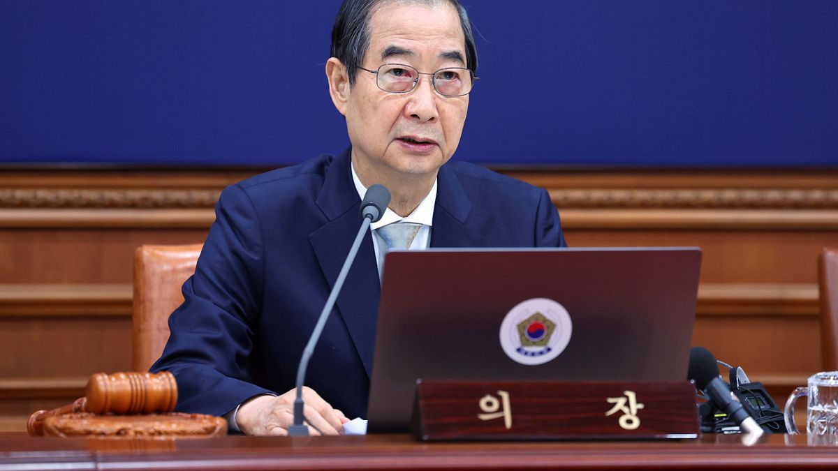 南韓現任代理總統韓悳洙(Han Duck-soo)。(美聯社) 南韓現任代理總統韓悳洙(Han Duck-soo)。(美聯社)