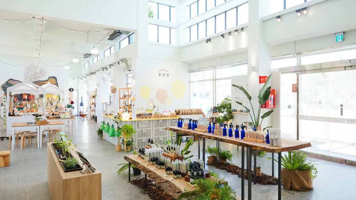 台東首家生活選品店「東東市」,猶如「台東生活風格櫥窗」,傳遞土地價值,展現地方魅力。(圖/東東市提供)