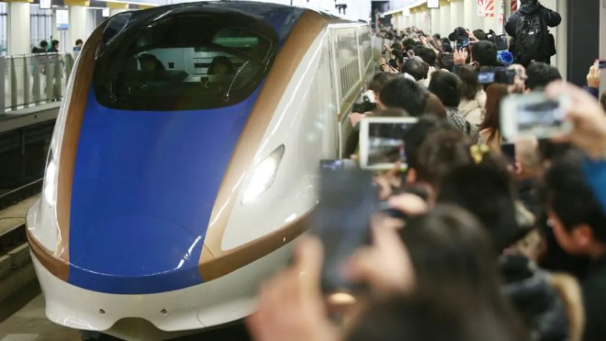 日本新幹線高鐵技術與中國和諧號持續爭奪海外市場。(BBC中文網)