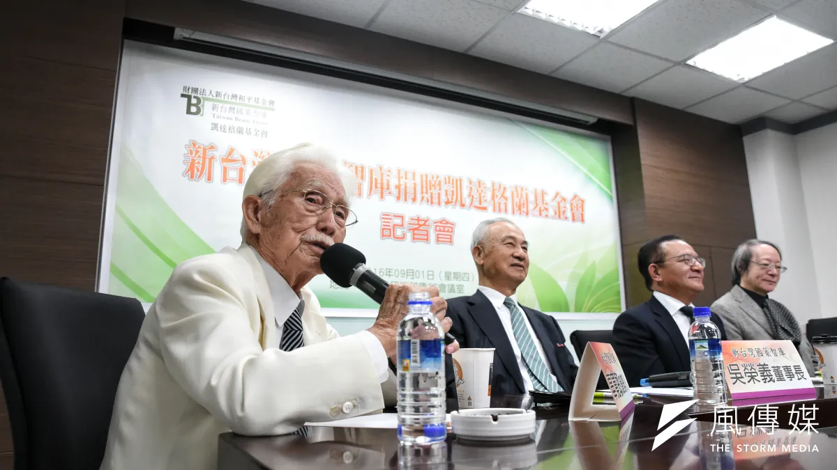 繼吳澧培砲轟林全內閣後,獨派大老辜寬敏也對蔡政府表達不滿意之辭。(林惟崧攝)