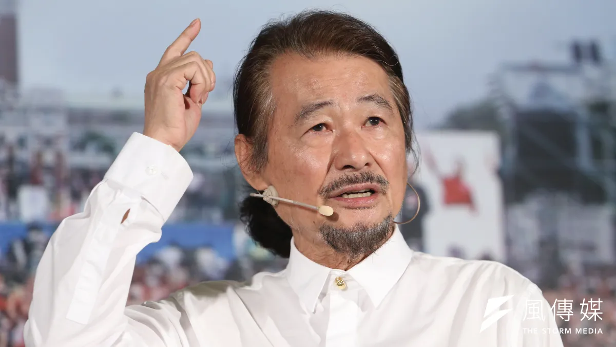 民進黨前主席、倒扁紅衫軍總指揮施明德,21日宣布將獨立參選總統。(吳逸驊攝)