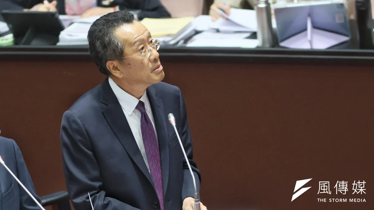 Minister of National Defense Wellington Koo (顧立雄) said on the 19th that arms sales are one of the key forces maintaining peace and stability in the Taiwan Strait. (Photo by Ke Chenghui)