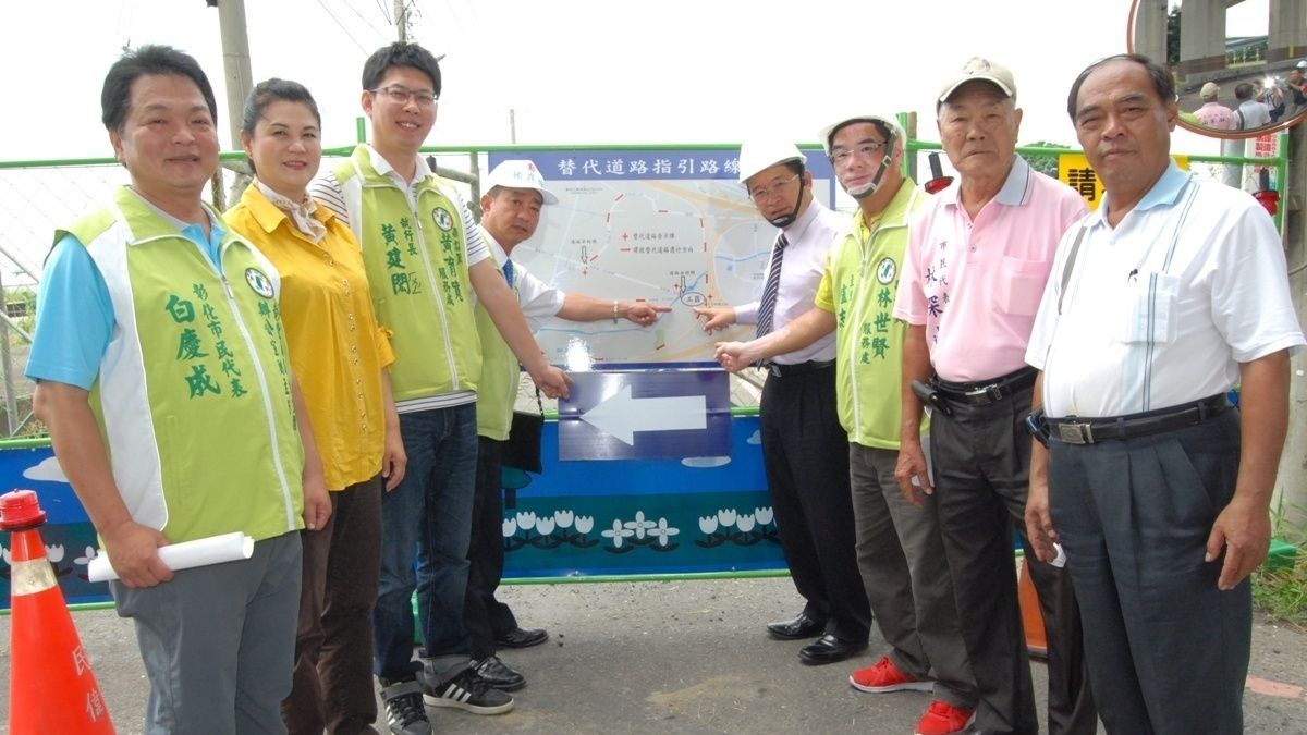 彰市景觀公園逢雨積水成災 邱建富勘查改善工程 彰市景觀公園逢雨積水成災 邱建富勘查改善工程