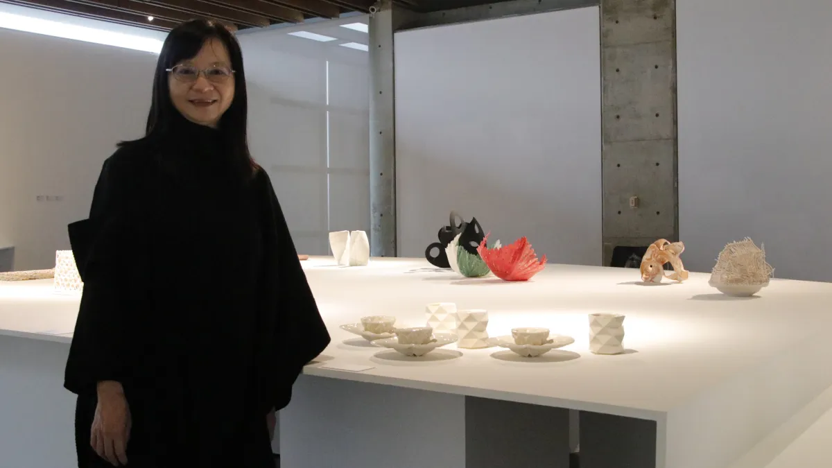 手作職人廖美文首次參賽「2024臺灣國際陶藝雙年展」即獲入選佳績。(圖/新北市立鶯歌陶瓷博物館)
