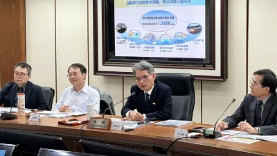 水利署說明西部6個測站,上一季累積降雨1951年來最少,水利署推動多項調度措施,目前全台一期作已供灌,水情大致不錯。(圖/水利署提供)