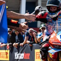 French rider Valentin Debise, riding a ZXMOTO Chinese brand motorcycle, claimed victory at the World Superbike Championship in Portugal. (Photo / ZXMOTO) French rider Valentin Debise, riding a ZXMOTO Chinese brand motorcycle, claimed victory at the World Superbike Championship in Portugal. (Photo / ZXMOTO)