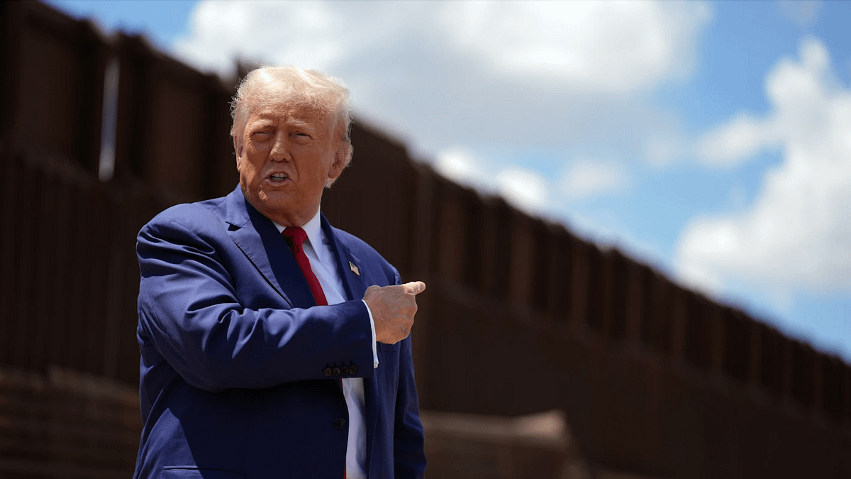 美國川普政府宣布在美墨邊境設立「國家防禦區」,由美國海軍進駐。(資料照,美聯社) 美國川普政府宣布在美墨邊境設立「國家防禦區」,由美國海軍進駐。(資料照,美聯社)