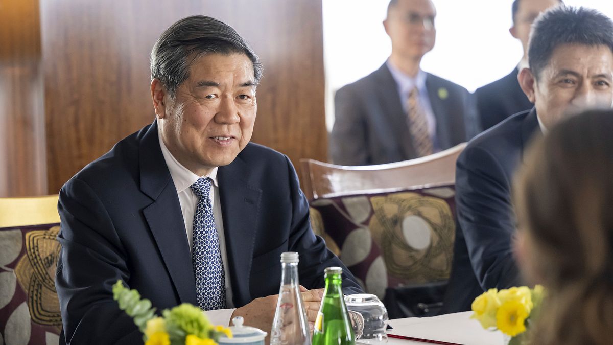 中國國務院副總理何立峰。(美聯社) 中國國務院副總理何立峰。(美聯社)