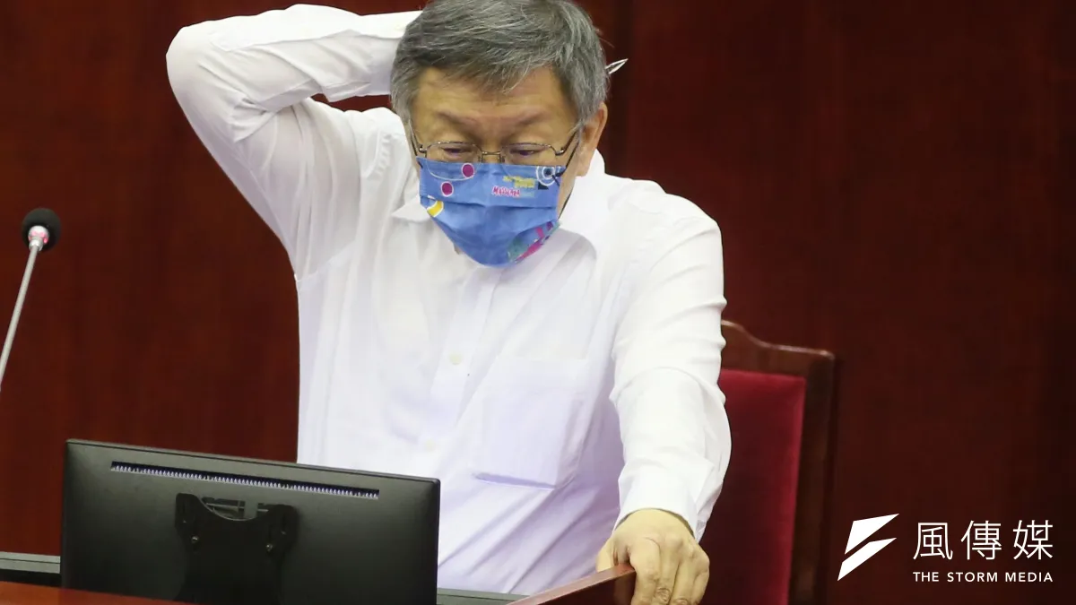 台灣民眾黨文宣部主任柯昱安傳出日前提離職,黨主席柯文哲4日受訪時證實此事。(資料照,柯承惠攝)