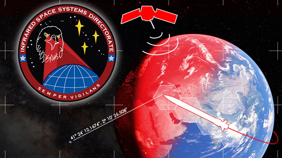 美國的「太空紅外線系統」衛星全年無休地監控地表飛彈活動(風傳媒製圖/李承祐) 美國的「太空紅外線系統」衛星全年無休地監控地表飛彈活動(風傳媒製圖/李承祐)