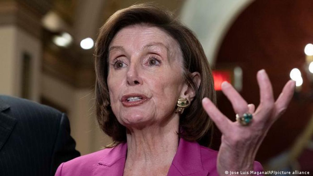 佩洛西辦公室對外宣布,佩洛西確診感染COVID-19,目前沒有症狀。她原定於8日啟程率團前往日本訪問後到訪臺灣的行程,也決定延後。(作者提供) 佩洛西辦公室對外宣布,佩洛西確診感染COVID-19,目前沒有症狀。她原定於8日啟程率團前往日本訪問後到訪臺灣的行程,也決定延後。(作者提供)