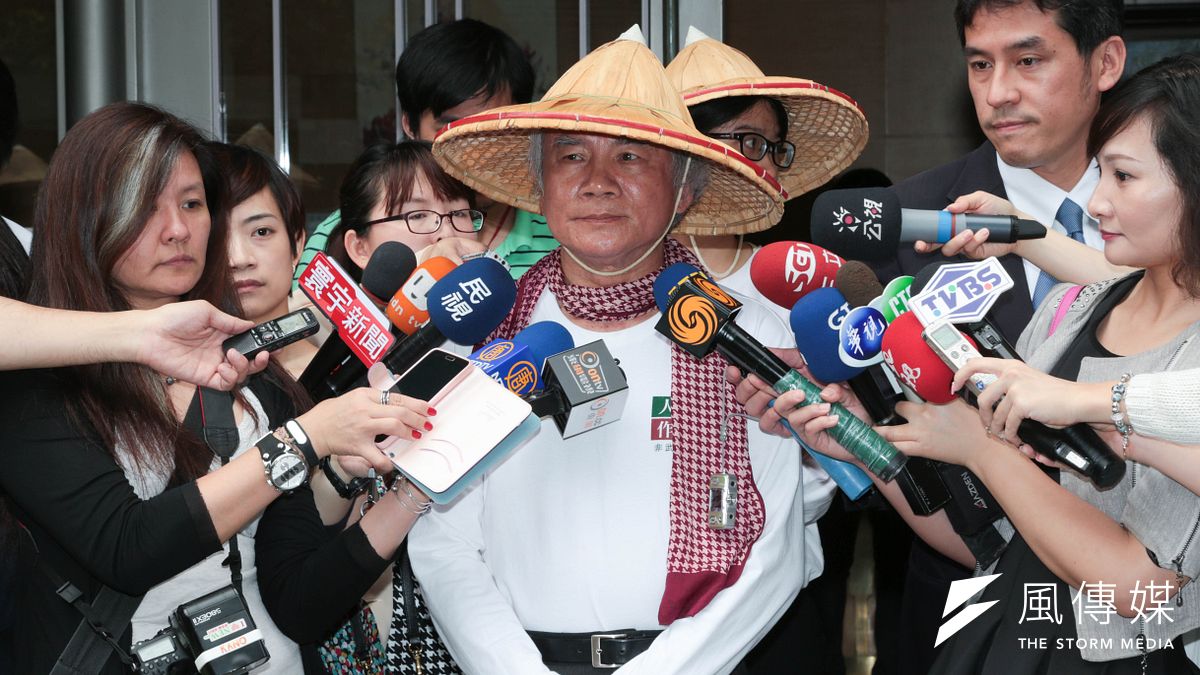 民進黨前主席林義雄舉行記者會。(余志偉攝) 民進黨前主席林義雄舉行記者會。(余志偉攝)