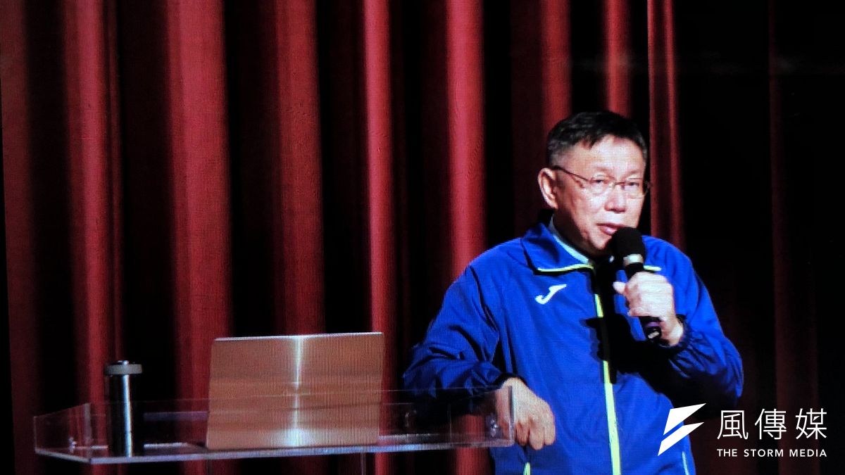 台北市長柯文哲(見圖)日前赴東吳大學演講,遭學生抗議。(方炳超攝) 台北市長柯文哲(見圖)日前赴東吳大學演講,遭學生抗議。(方炳超攝)