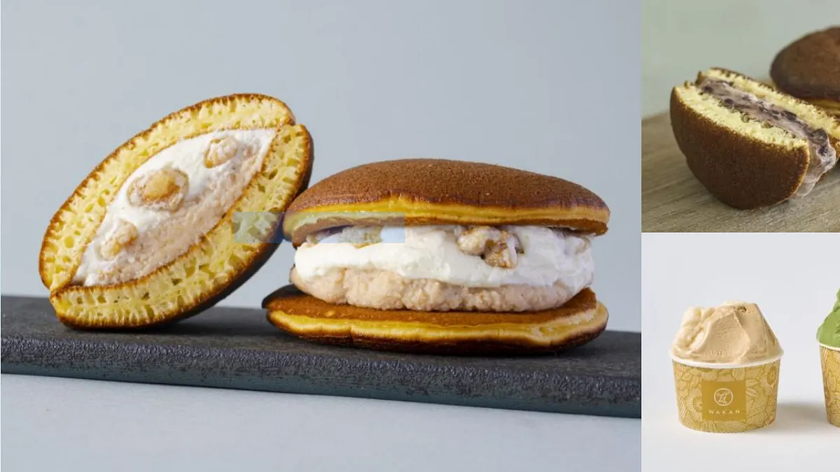 エキュート大宮に、ミシュラン一つ星店監修の和スイーツ店「赤坂おぎ乃 和甘」が10月10日にオープン。限定生どらやき「バナナハニークリーム」も販売される。(写真/JR東日本クロスステーション デベロップメントカンパニーPR事務局提供) エキュート大宮に、ミシュラン一つ星店監修の和スイーツ店「赤坂おぎ乃 和甘」が10月10日にオープン。限定生どらやき「バナナハニークリーム」も販売される。(写真/JR東日本クロスステーション デベロップメントカンパニーPR事務局提供)