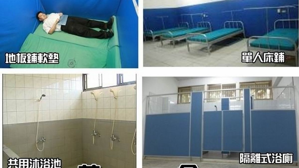 洪仲丘案後,國防部將「禁閉室」更名為「悔過室」,並改善軟硬體設施。(國防部提供) 洪仲丘案後,國防部將「禁閉室」更名為「悔過室」,並改善軟硬體設施。(國防部提供)
