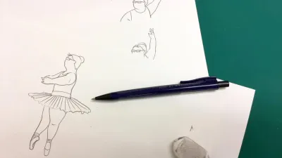 插畫家《芭蕾群陰》,以自然畫風呈現多年習舞心得。(圖/Ballet Monsters芭蕾群陰@facebook)