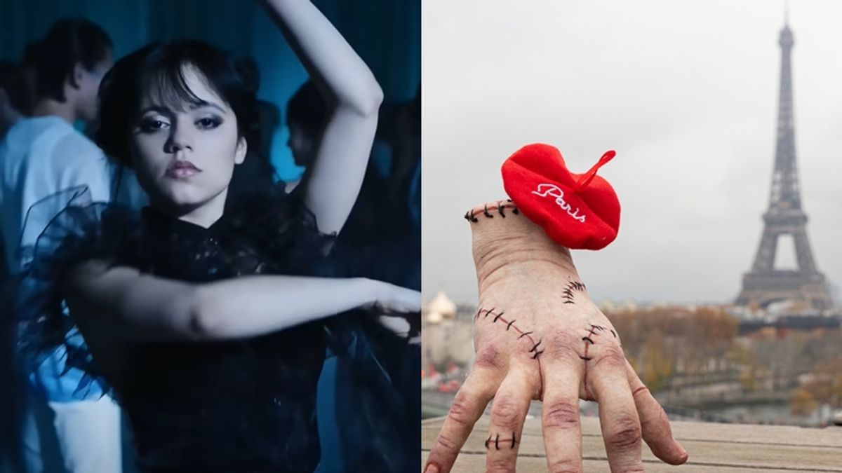 Netflix影集《星期三》席捲全球熱門排行榜,一起解密背後的創意行銷手法。(圖/取自Netflix推特) Netflix影集《星期三》席捲全球熱門排行榜,一起解密背後的創意行銷手法。(圖/取自Netflix推特)