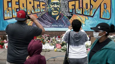 佛洛伊德事件反映美國種族問題仍然嚴峻。(美聯社)