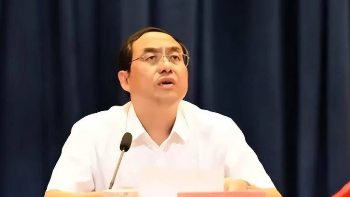 中國浙江教育局長王勝戰。(圖/翻攝自微博)